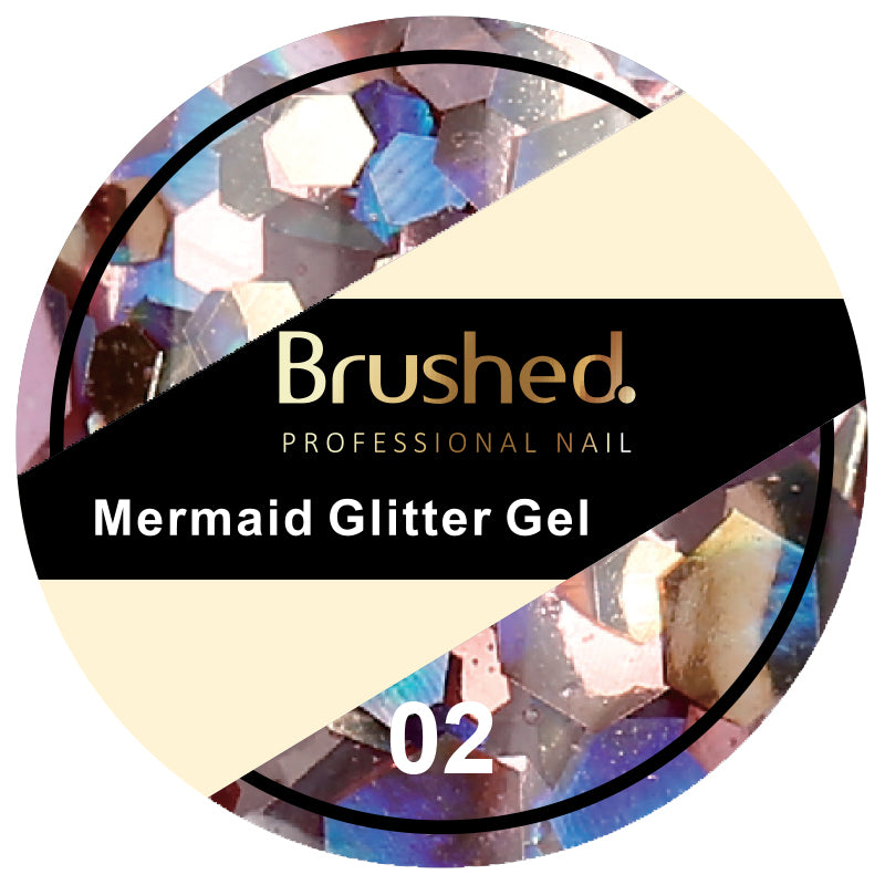 M002 Mermaid Glitter Nude