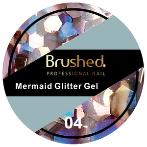 M004 Mermaid Glitter Grey